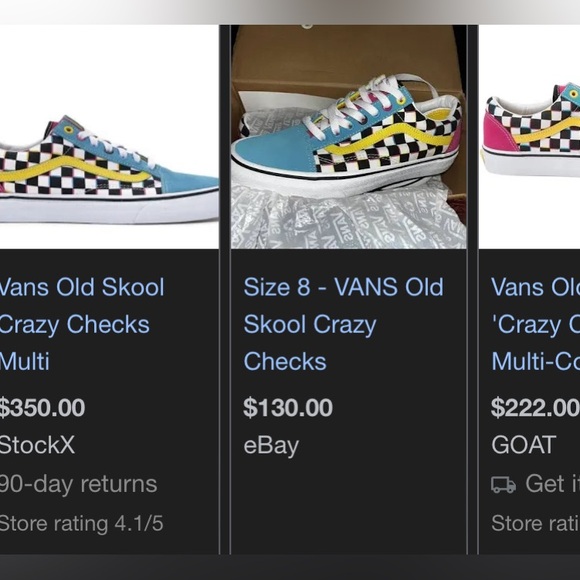Vans Old Skool Crazy Checks Multi - Picture 8 of 8